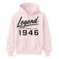 Legend Since 1946 Vintage 80th Birthday Unisex Hoodie