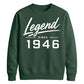 Legend Since 1946 Vintage 80th Birthday Unisex Sweatshirt
