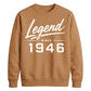 Legend Since 1946 Vintage 80th Birthday Unisex Sweatshirt