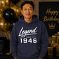 Legend Since 1946 Vintage 80th Birthday Unisex Hoodie