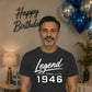 80th Birthday Gift Legend Since 1946 Vintage 80 Years Old Birthday T Shirt