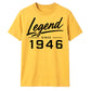 80th Birthday Gift Legend Since 1946 Vintage 80 Years Old Birthday T Shirt