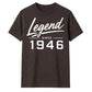 80th Birthday Gift Legend Since 1946 Vintage 80 Years Old Birthday T Shirt