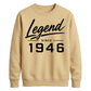 Legend Since 1946 Vintage 80th Birthday Unisex Sweatshirt
