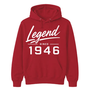Legend Since 1946 Vintage 80th Birthday Unisex Hoodie
