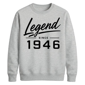 Legend Since 1946 Vintage 80th Birthday Unisex Sweatshirt
