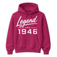Legend Since 1946 Vintage 80th Birthday Unisex Hoodie