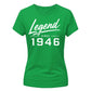 Legend Since 1946 Vintage 80th Birthday Ladies Fit-TShirt