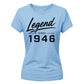 Legend Since 1946 Vintage 80th Birthday Ladies Fit-TShirt
