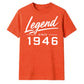 80th Birthday Gift Legend Since 1946 Vintage 80 Years Old Birthday T Shirt