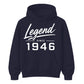Legend Since 1946 Vintage 80th Birthday Unisex Hoodie