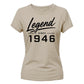 Legend Since 1946 Vintage 80th Birthday Ladies Fit-TShirt