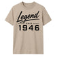 80th Birthday Gift Legend Since 1946 Vintage 80 Years Old Birthday T Shirt