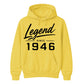Legend Since 1946 Vintage 80th Birthday Unisex Hoodie