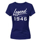 Legend Since 1946 Vintage 80th Birthday Ladies Fit-TShirt