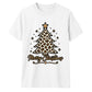 Leopard Print Merry Christmas Tree Graphic Unisex T-Shirt