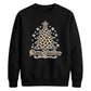 Leopard Print Tree Graphic Christmas Unisex Sweatshirt
