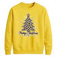 Leopard Print Tree Graphic Christmas Unisex Sweatshirt