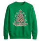 Leopard Print Tree Graphic Christmas Unisex Sweatshirt