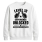 18th Birthday Unisex Sweatshirt Level Eighteen Experience Unlocked