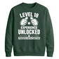 18th Birthday Unisex Sweatshirt Level Eighteen Experience Unlocked