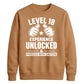 18th Birthday Unisex Sweatshirt Level Eighteen Experience Unlocked