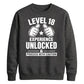 18th Birthday Unisex Sweatshirt Level Eighteen Experience Unlocked