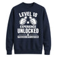 18th Birthday Unisex Sweatshirt Level Eighteen Experience Unlocked