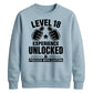 18th Birthday Unisex Sweatshirt Level Eighteen Experience Unlocked