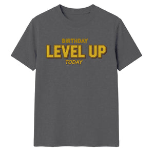 Birthday Gift T-Shirt | Level Up Gamer Design for Men & Women