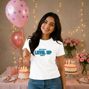 15 Birthday Gifts for Girl Level Up Today Birthday Ladies Fit T-Shirt