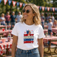 Liberty Graphic USA Independence Day Unisex T-Shirt