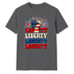 Liberty Graphic USA Independence Day Unisex T-Shirt