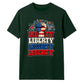 Liberty Graphic USA Independence Day Unisex T-Shirt