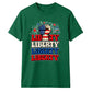 Liberty Graphic USA Independence Day Unisex T-Shirt