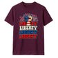Liberty Graphic USA Independence Day Unisex T-Shirt