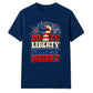 Liberty Graphic USA Independence Day Unisex T-Shirt