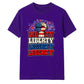 Liberty Graphic USA Independence Day Unisex T-Shirt