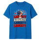 Liberty Graphic USA Independence Day Unisex T-Shirt