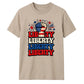 Liberty Graphic USA Independence Day Unisex T-Shirt