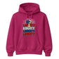 Liberty Patriotic USA Independence Day Unisex Hoodie