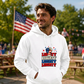 Liberty Patriotic USA Independence Day Unisex Hoodie