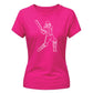 New Zealand T20 Women's World Cup Ladies Fit T Shirt Line Art Printed Ladies Fit T-Shirt