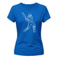 New Zealand T20 Women's World Cup Ladies Fit T Shirt Line Art Printed Ladies Fit T-Shirt