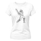New Zealand T20 Women's World Cup Ladies Fit T Shirt Line Art Printed Ladies Fit T-Shirt