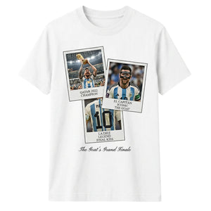 Lionel Messi GOAT Graphic FiFA Printed Unisex Tshirt