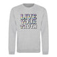 Live Your Truth Pastel Pride Month Unisex Sweatshirt