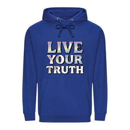 Live Your Truth Statement Pride Month Unisex Hoodie