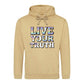 Live Your Truth Statement Pride Month Unisex Hoodie