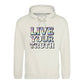 Live Your Truth Statement Pride Month Unisex Hoodie